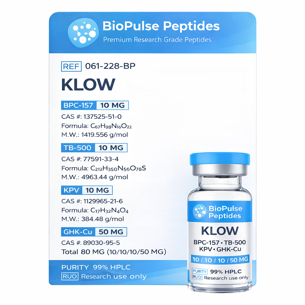 KLOW 80MG | Research Peptide | BioPulse Peptides
